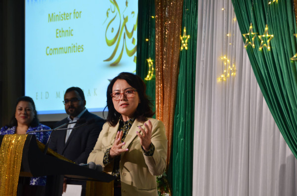 Image: Hon Melissa Lee, Minister for Ethnic Communities at Eid 2024